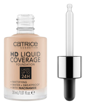 Catrice Fond de Teint HD Liquid Coverage 030 Sand Beige flacon avant