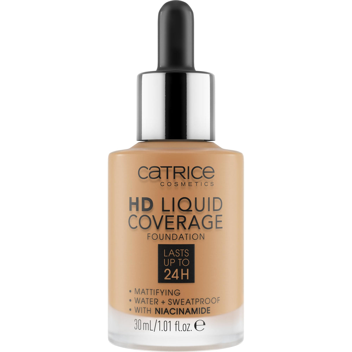 Catrice Fond de Teint HD Liquid Coverage 048 Beige Desert avec applicateur compte-gouttes
