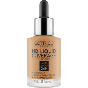 Catrice Fond de Teint HD Liquid Coverage 048 Beige Desert avec applicateur compte-gouttes