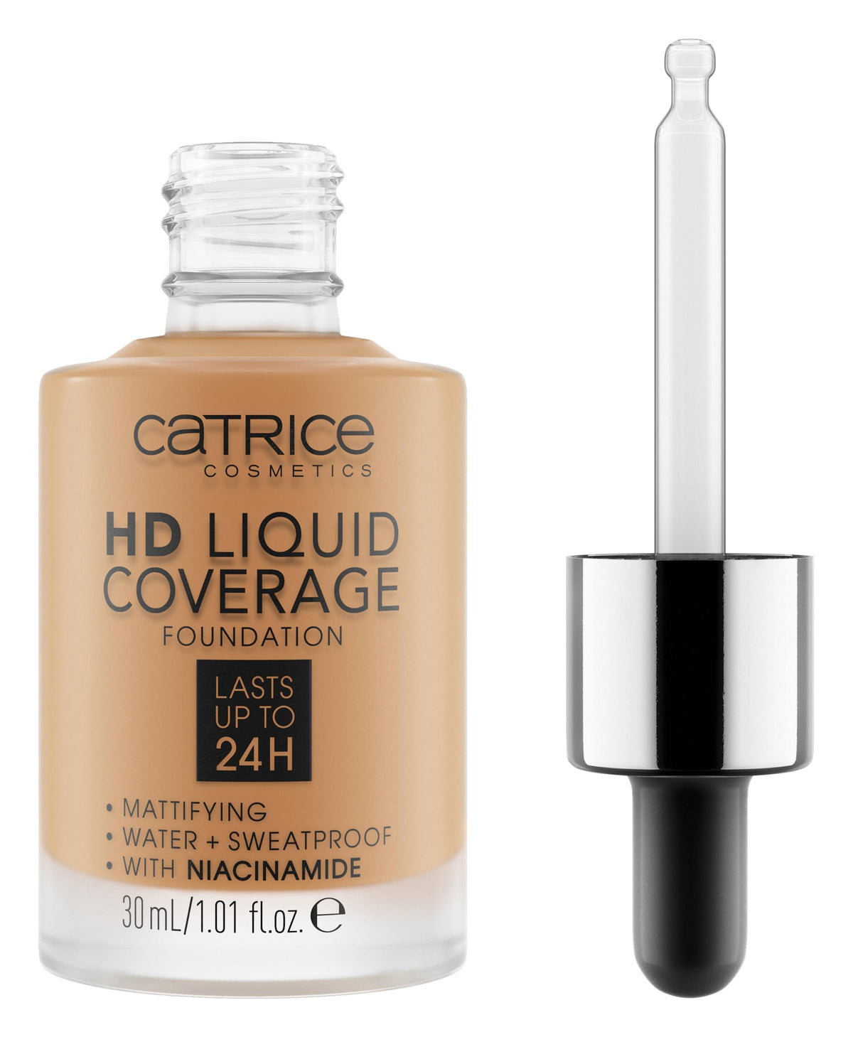 Catrice Fond de Teint HD Liquid Coverage 048 Beige Desert flacon avant