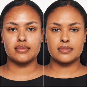 Catrice Fond de Teint HD Liquid Coverage 080 Caramel Beige sur un fond neutre