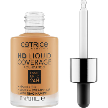 Catrice HD Liquid Coverage Foundation 066 Warm Toffee front view