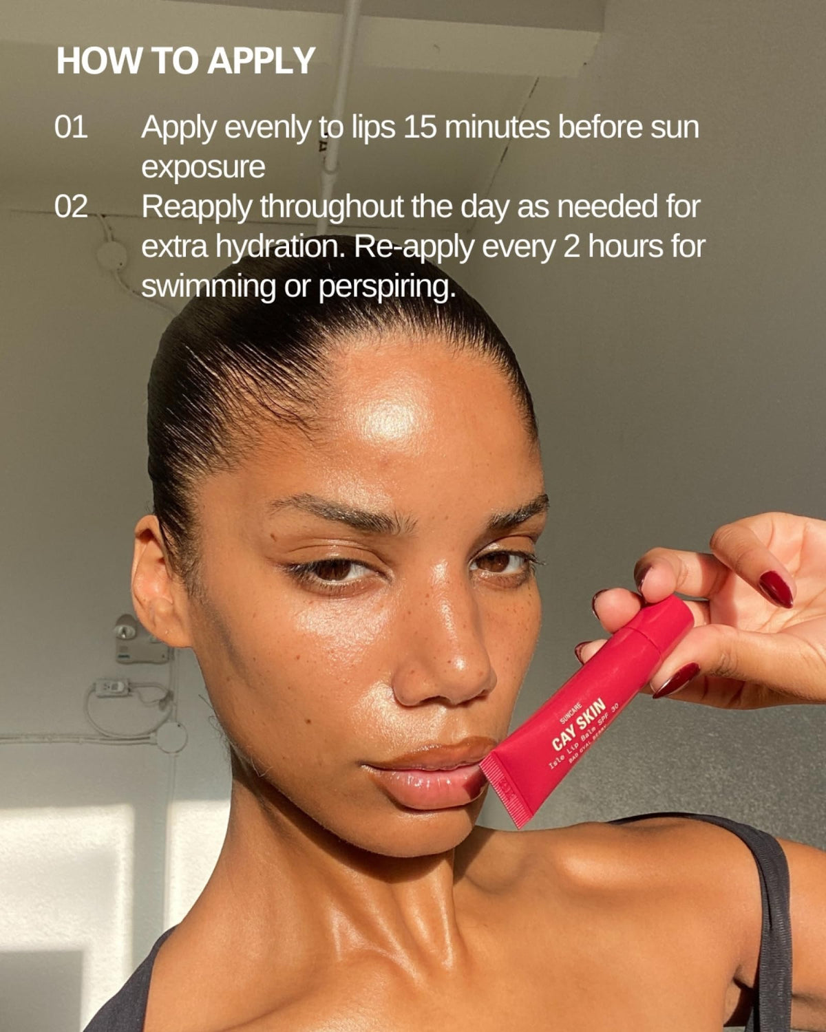 Cay Skin Isle Lip Balm SPF 30 - Détail de la texture