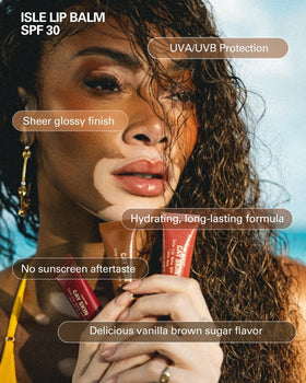 Cay Skin Isle Lip Balm SPF 30 - Texture du baume
