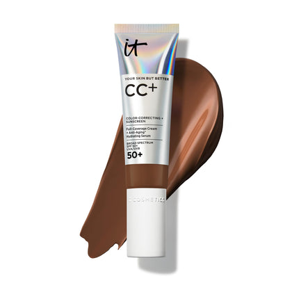 CC+ Cream IT Cosmetics teinte neutre profonde en tube avec bouchon