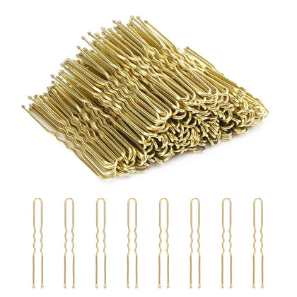 Cehony pinces à cheveux U, boîte contenant 200 pièces, couleur blonde