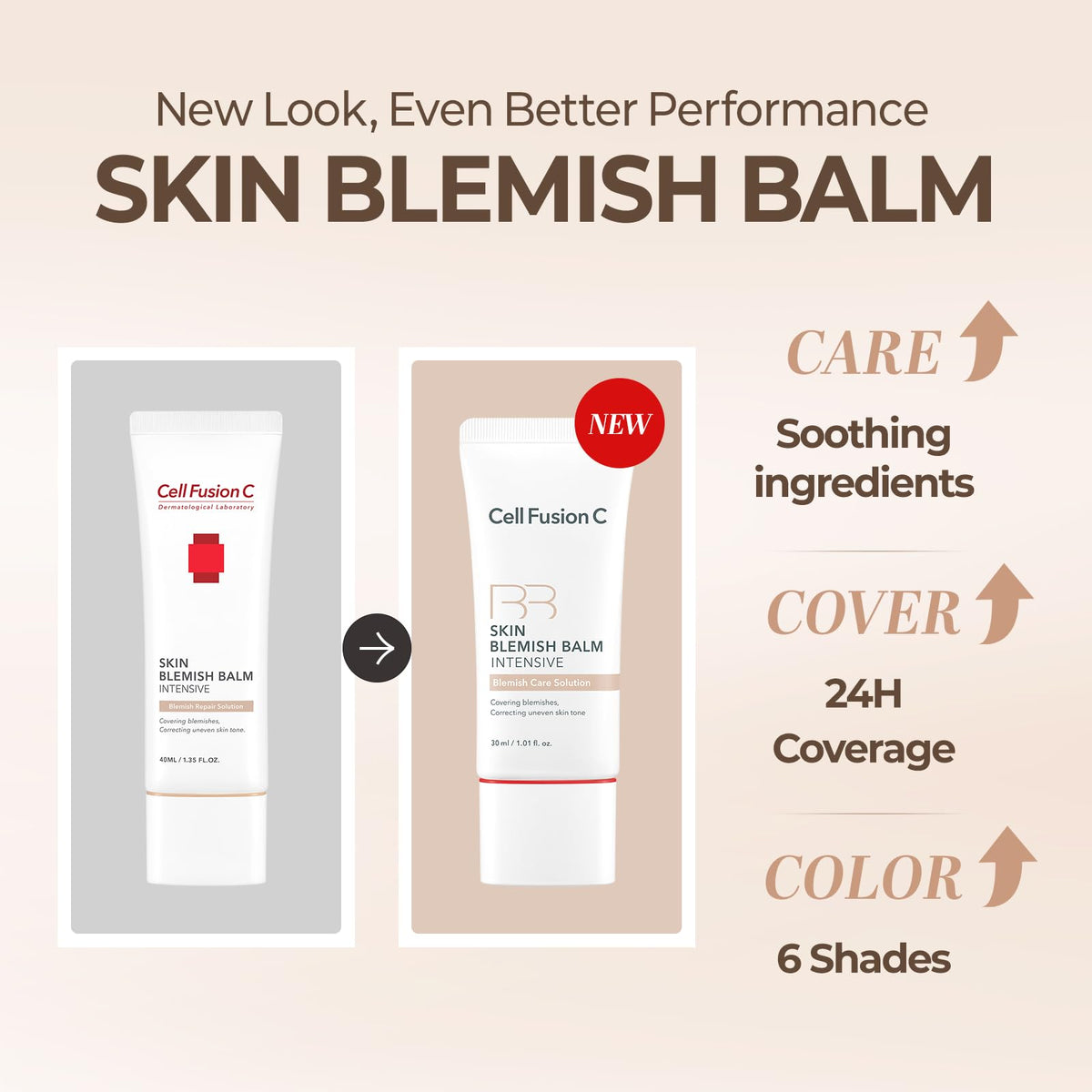 Cell Fusion C BB Cream No.27 Hazel sur une table de maquillage