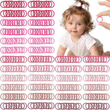 CÉLLOT 360pcs élastiques à cheveux pour bébé en plusieurs couleurs