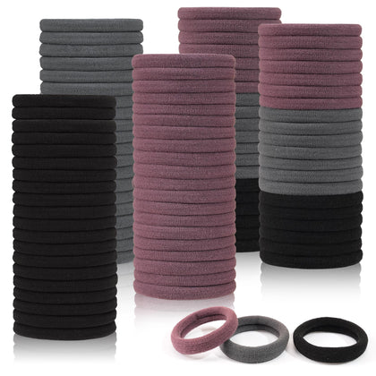 CÉLLOT Élastiques à Cheveux en nylon colorés, paquet de 100 pcs