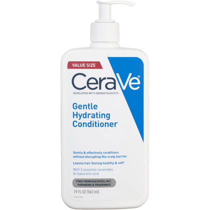 CeraVe Après-shampooing Hydratant Doux 621g vue avant avec étiquette