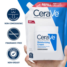 CeraVe Crème Hydratante Corps 465g format recharge