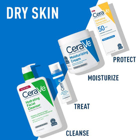 CeraVe Crème Hydratante texture crémeuse sur une cuillère