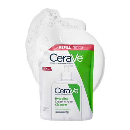CeraVe Crème Nettoyante Hydratante 16oz Refill vue de face