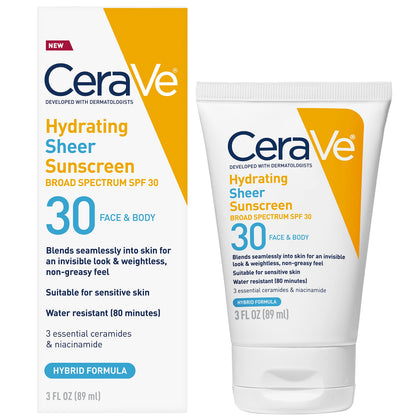 CeraVe Crème Solaire Hydratante SPF 30 132g vue avant