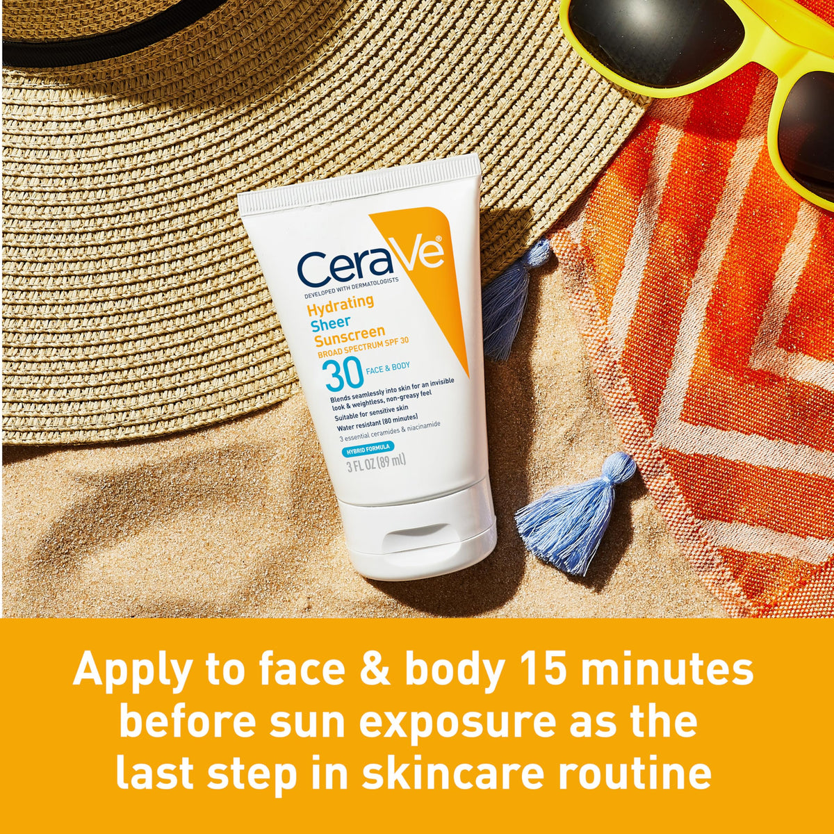CeraVe Crème Solaire Hydratante SPF 30 190g arrière