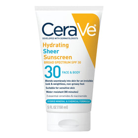 CeraVe Crème Solaire Hydratante SPF 30 190g avant