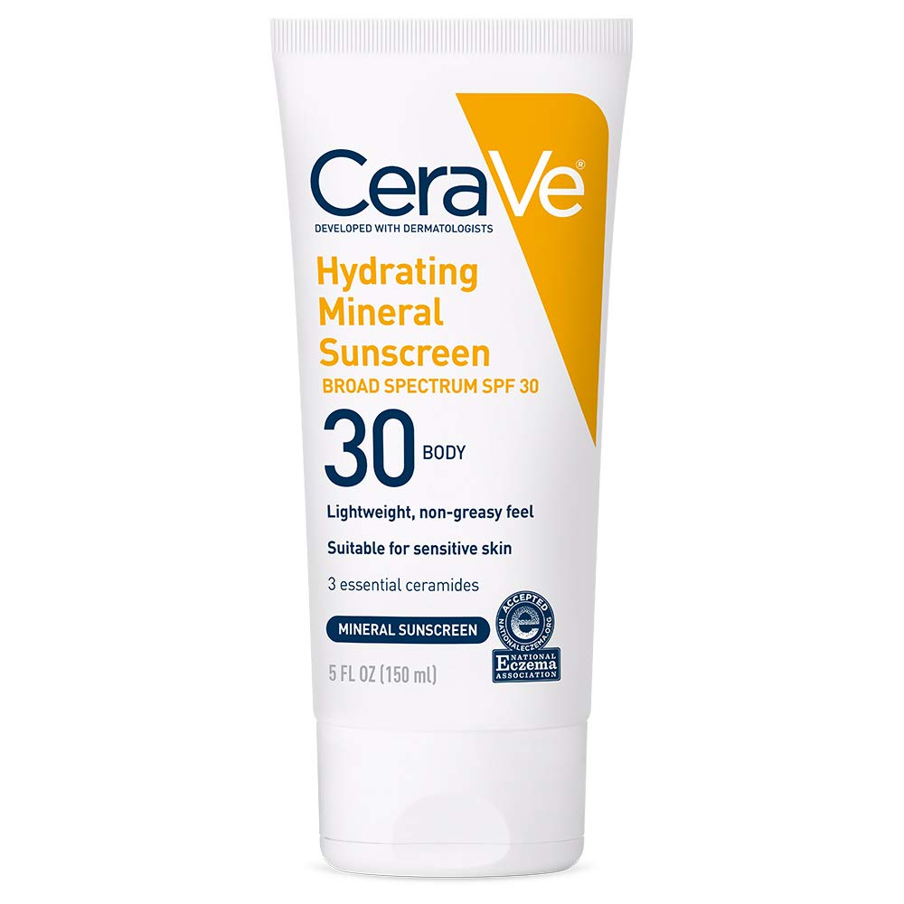 CeraVe Crème Solaire Minérale Hydratante SPF 30 190g vue de face