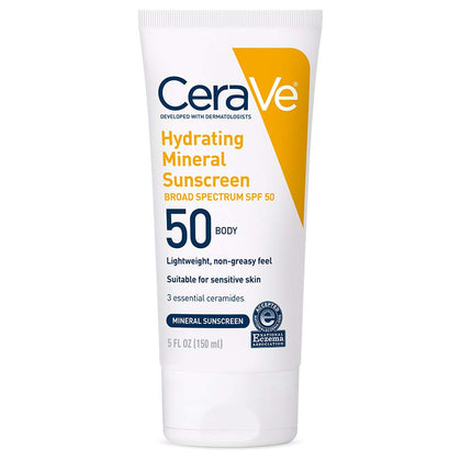CeraVe Crème Solaire Minérale SPF 50 face avant