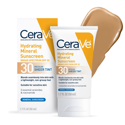 CeraVe Crème Solaire Tannante SPF 30 pour le Visage 82g - Avant