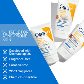 CeraVe Crème Solaire Teintée SPF 30 82g en application sur le visage