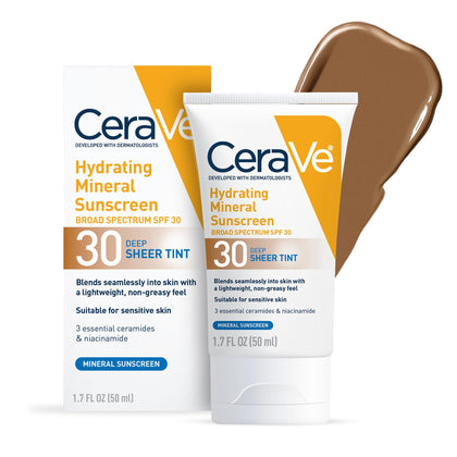 CeraVe Crème Solaire Tintée SPF 30 80g vue avant avec packaging