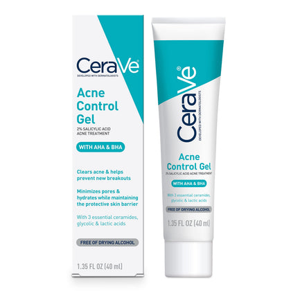 CeraVe Gel de Contrôle de l'Acné 1,35 oz vue de face