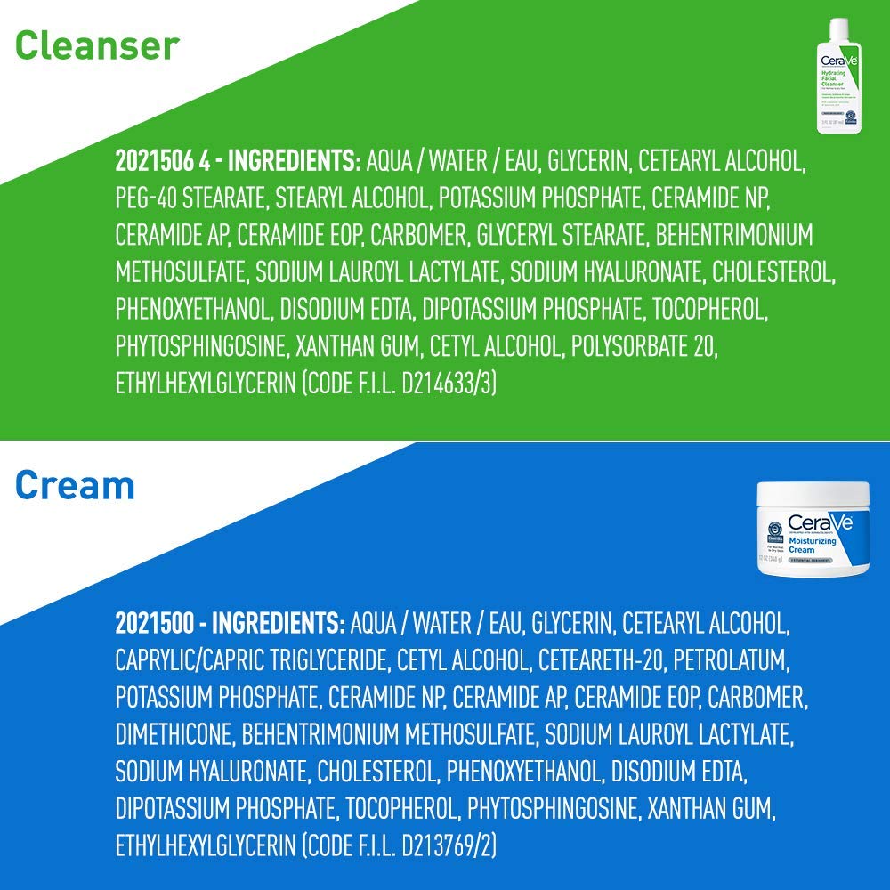 CeraVe Gel Nettoyant Hydratant application sur le visage
