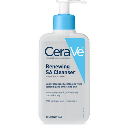 CeraVe Nettoyant Exfoliant à l'Acide Salicylique 8oz vue avant