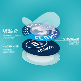 CeraVe Patch Hydrocolloïde, application sur une imperfection sur le visage
