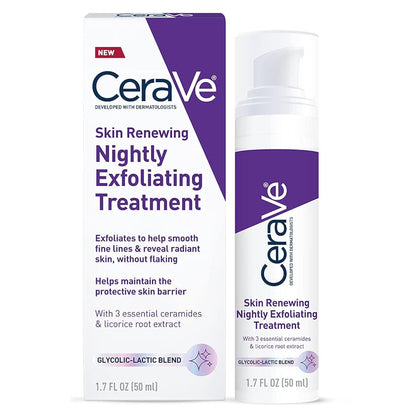 CeraVe Sérum Exfoliant de Nuit 17oz vue avant avec étiquette
