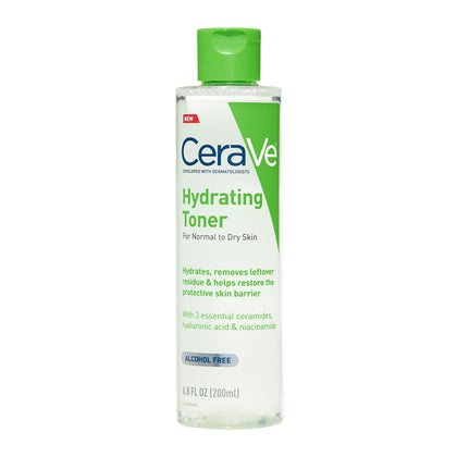 CeraVe Tonique Hydratant 200 ml vue de face avec étiquette