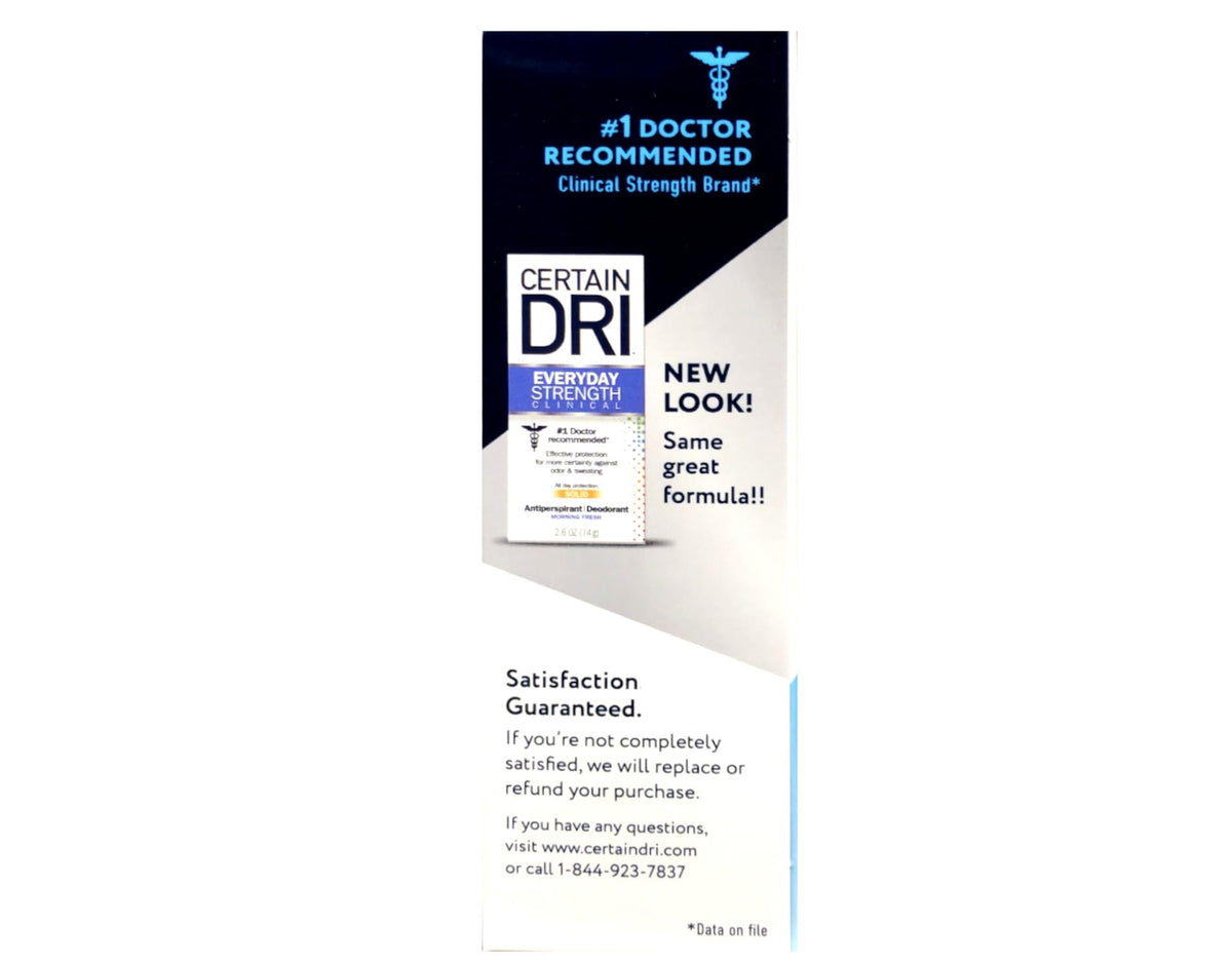 Certain Dri Antiperspirant Déodorant Solide 2,6 Oz stick en application