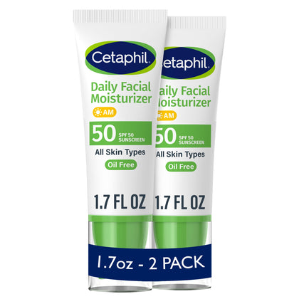 Cetaphil Crème Hydratante Visage Quotidienne SPF 50+ vue avant