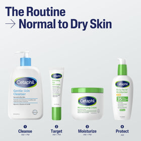 Cetaphil Nettoyant Doux 2 fl oz ouvert montrant le contenu