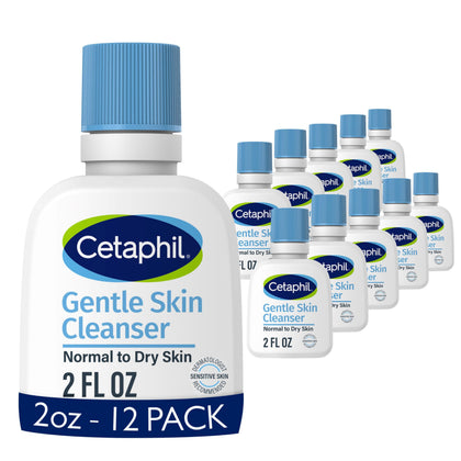 Cetaphil Nettoyant Doux 2 fl oz vue avant avec étiquette