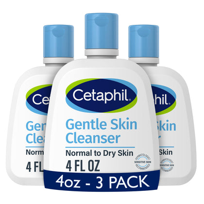 Cetaphil Nettoyant Doux Visage, flacon de 4 fl oz, vue avant