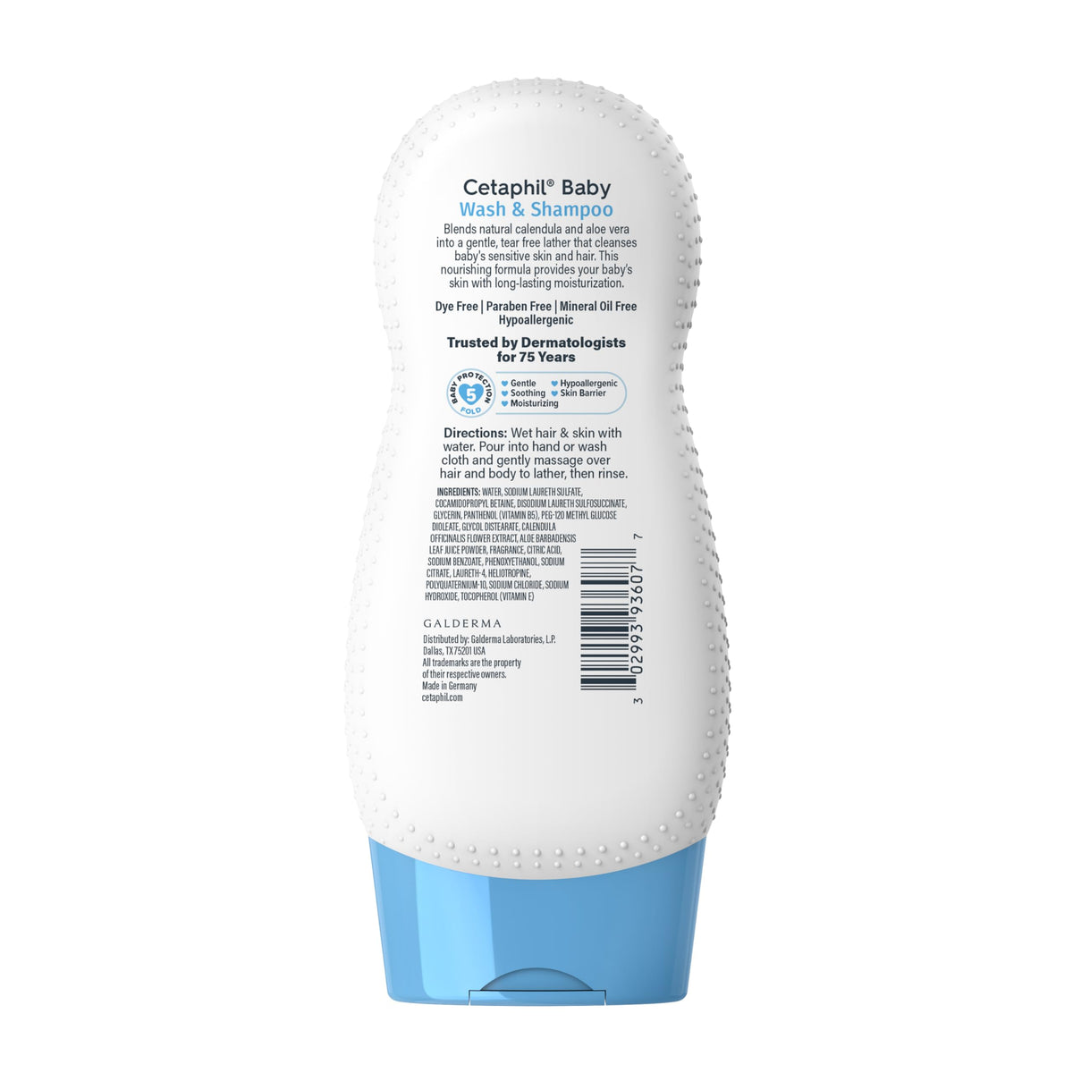 Cetaphil Shampooing et Gel Douche 2-en-1 Bébé 272g en situation d'utilisation
