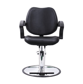 Chaise de coiffure Flagbeauty avec accoudoirs évasés