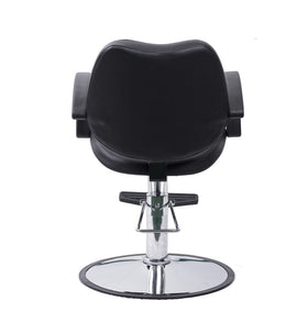 Chaise de coiffure Flagbeauty vue arrière avec cadre en acier