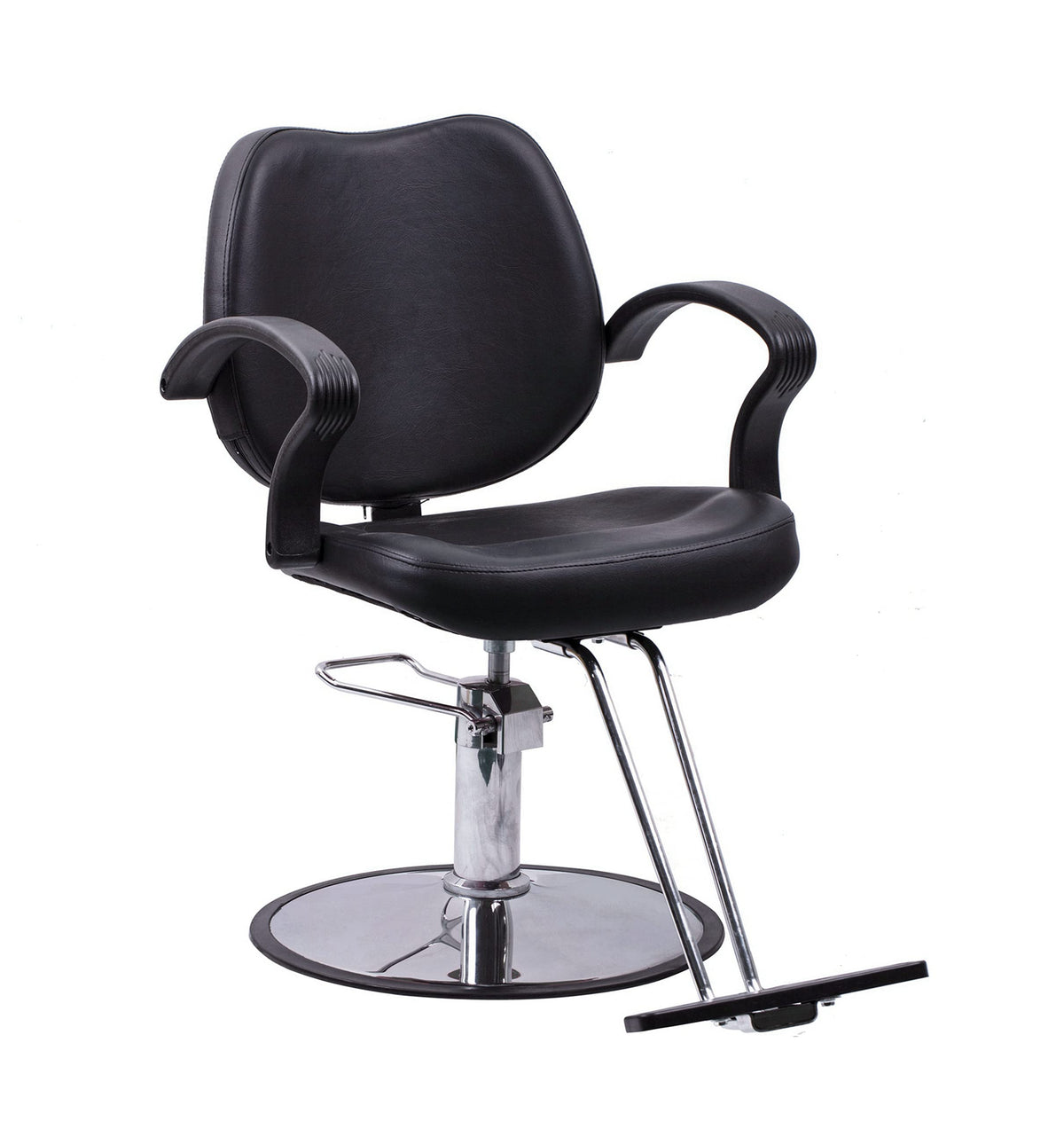 Chaise de coiffure hydraulique Flagbeauty vue avant avec mousse haute densité