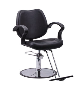 Chaise de coiffure hydraulique Flagbeauty vue avant avec mousse haute densité