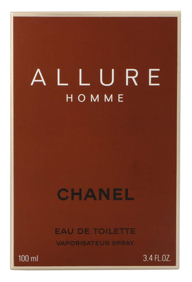 CHANEL Allure Eau de Toilette 100ml vue avant avec flacon élégant