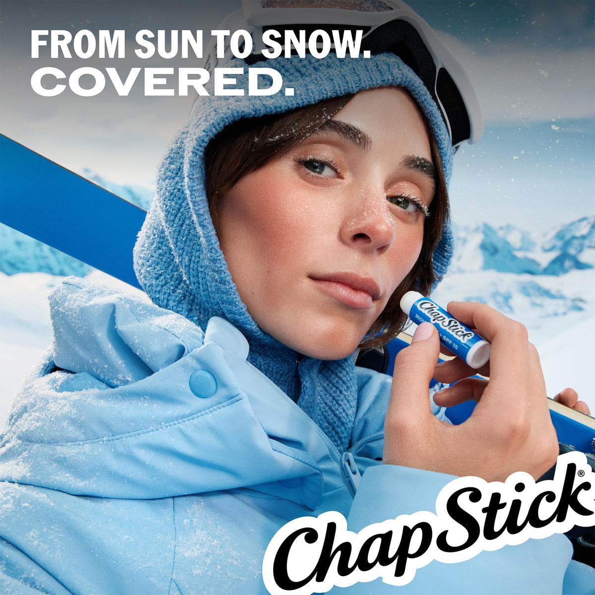 ChapStick Baume à Lèvres Hydratant SPF 15, en situation de voyage