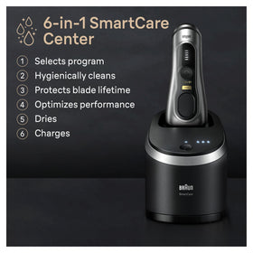 Chargeur et station de nettoyage du Braun Series 9 PRO+