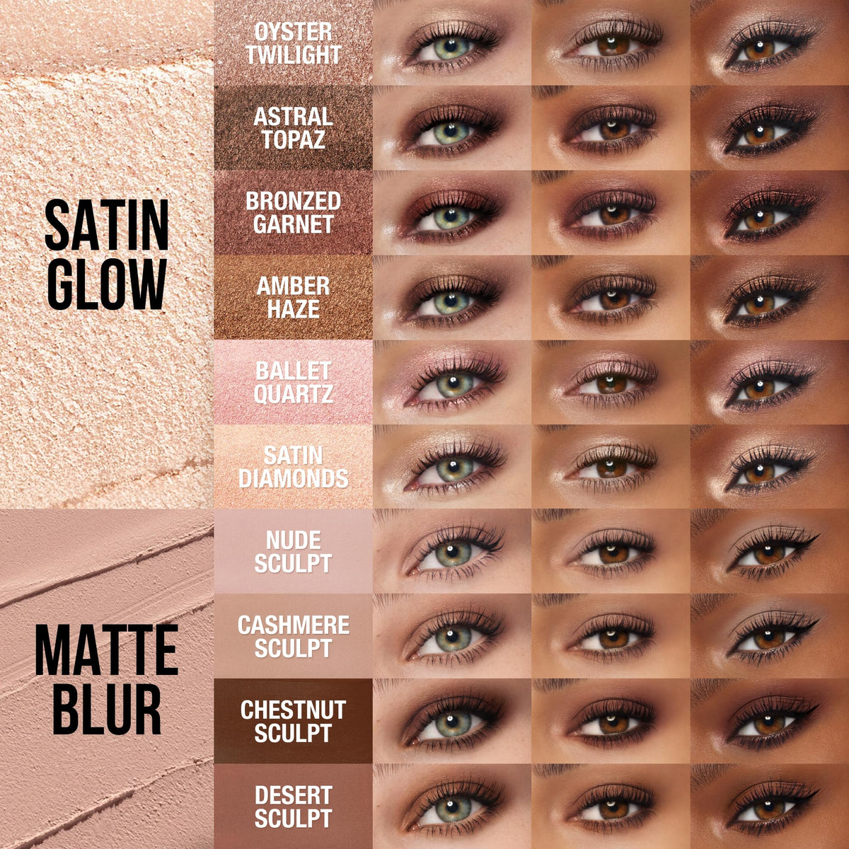 Charlotte Tilbury Exagger-Eyes Crayon Fard à Paupières couleur Satin Glow