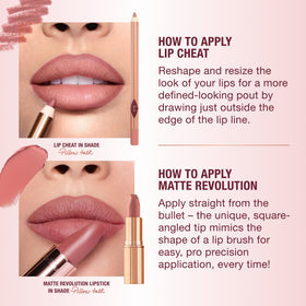 Charlotte Tilbury Lip Cheat crayon à lèvres avec un gloss