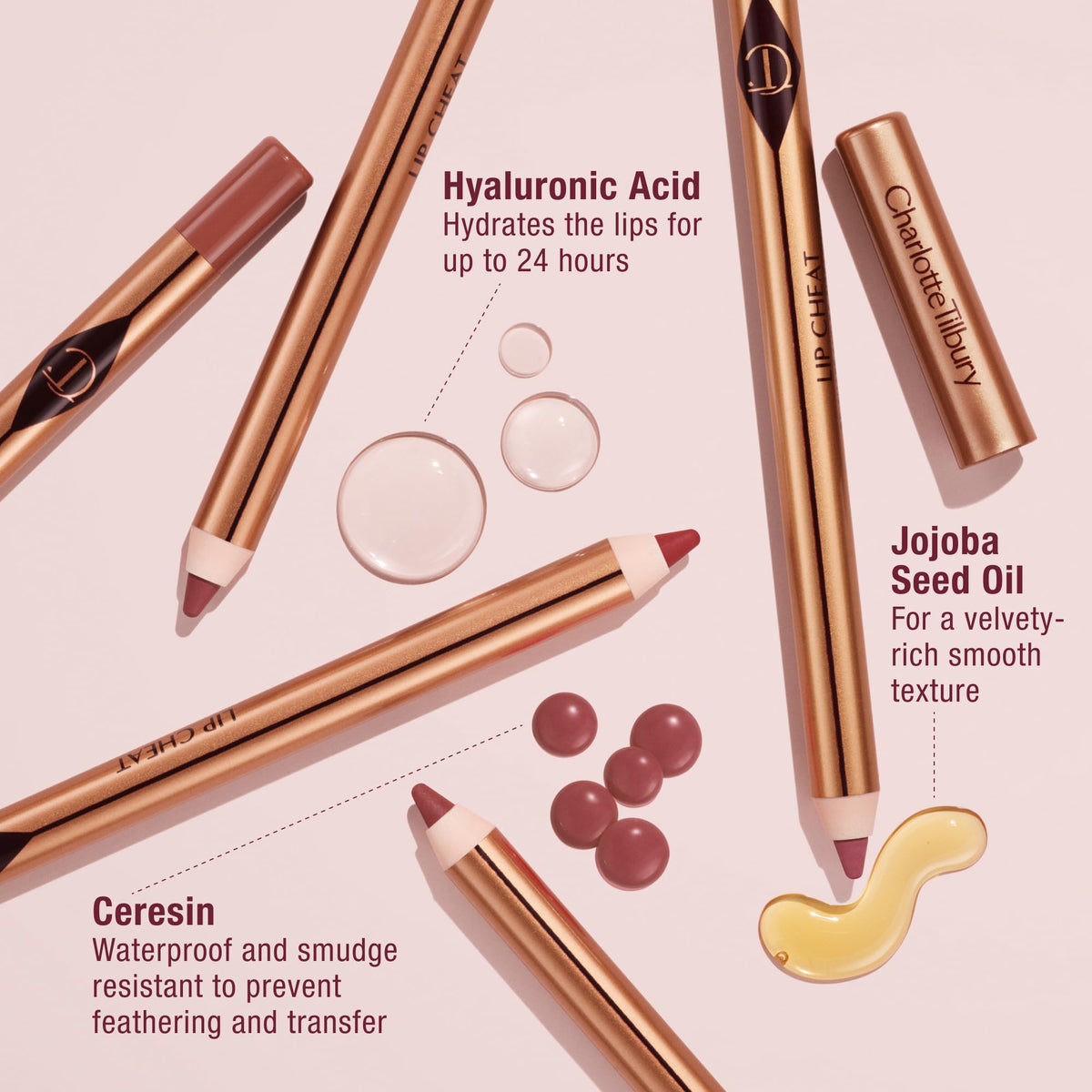 Charlotte Tilbury Lip Cheat crayon à lèvres couleur 90s Pink