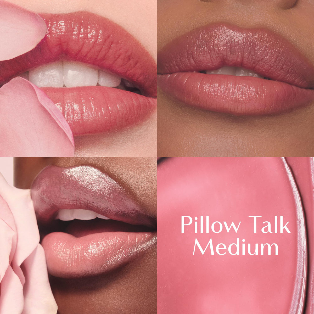 Charlotte Tilbury Pillow Talk Blush Balm Lip Tint 32g application sur les lèvres