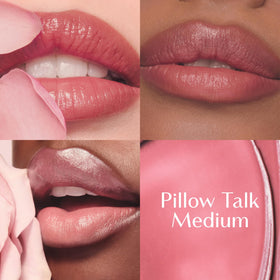 Charlotte Tilbury Pillow Talk Blush Balm Lip Tint 32g application sur les lèvres
