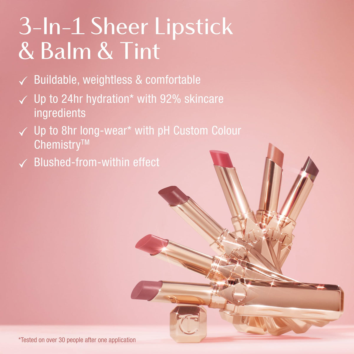 Charlotte Tilbury Pillow Talk Blush Balm Lip Tint 32g teintes disponibles